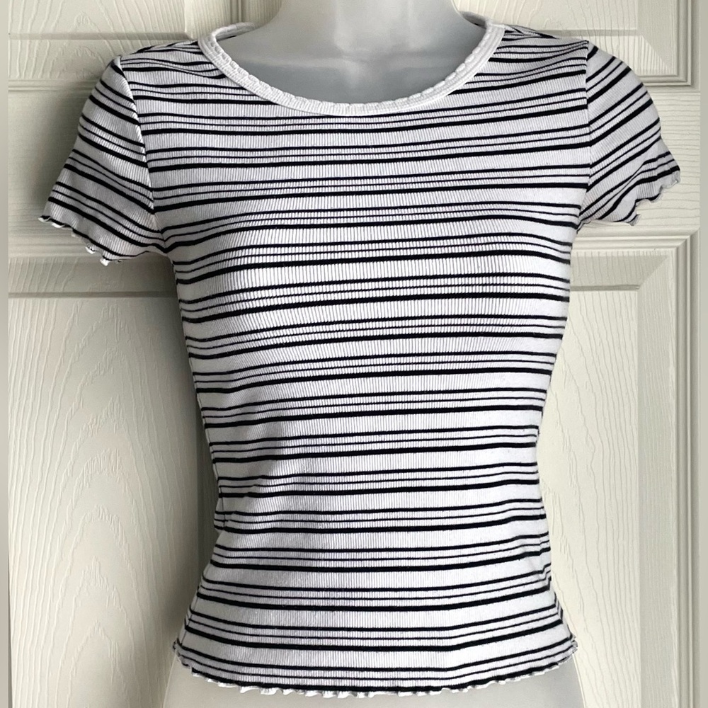 Aeropostale T-Shirt White/Black